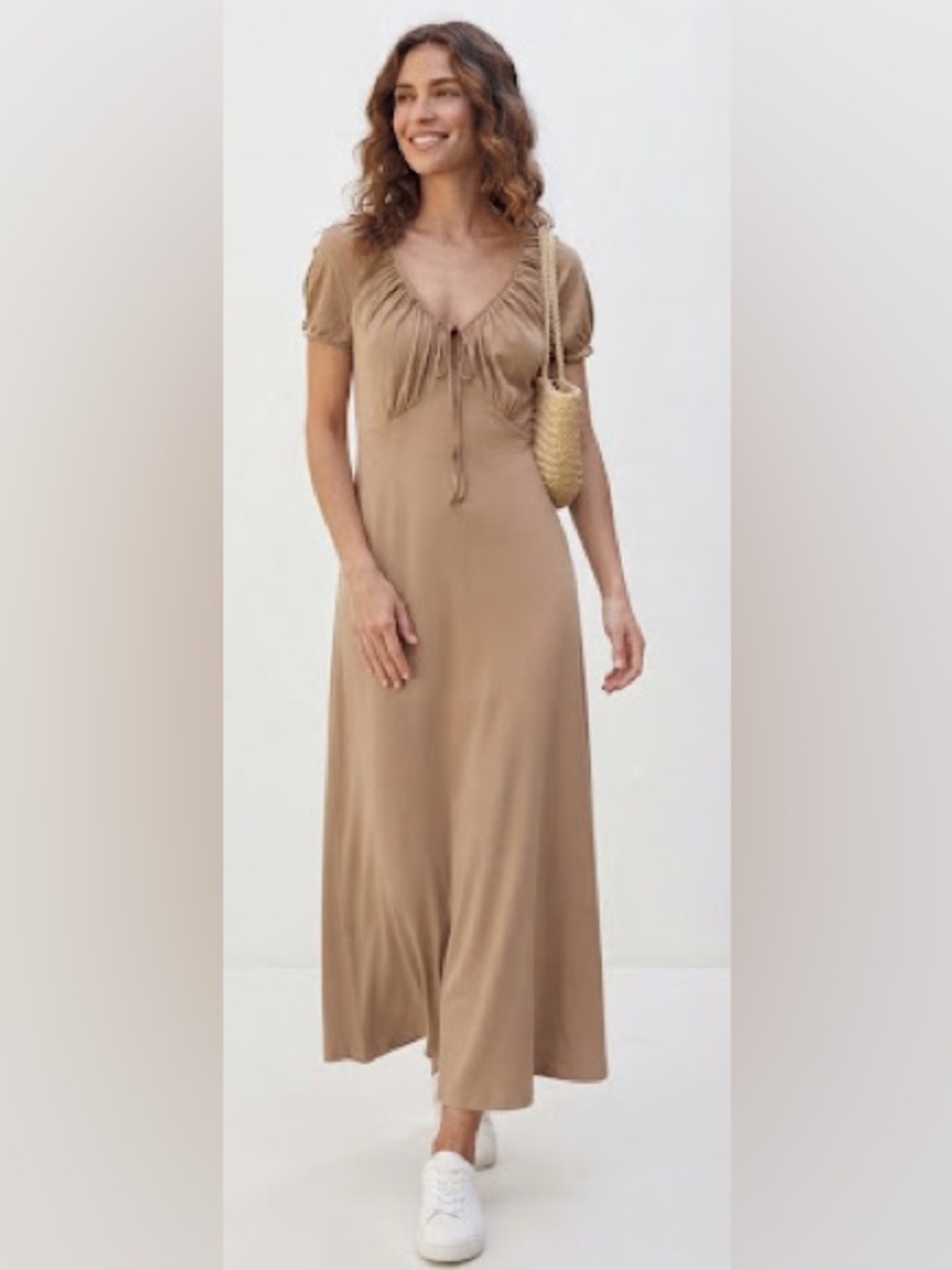 ASOS DESIGN Maxi Dress with Tie Detail
